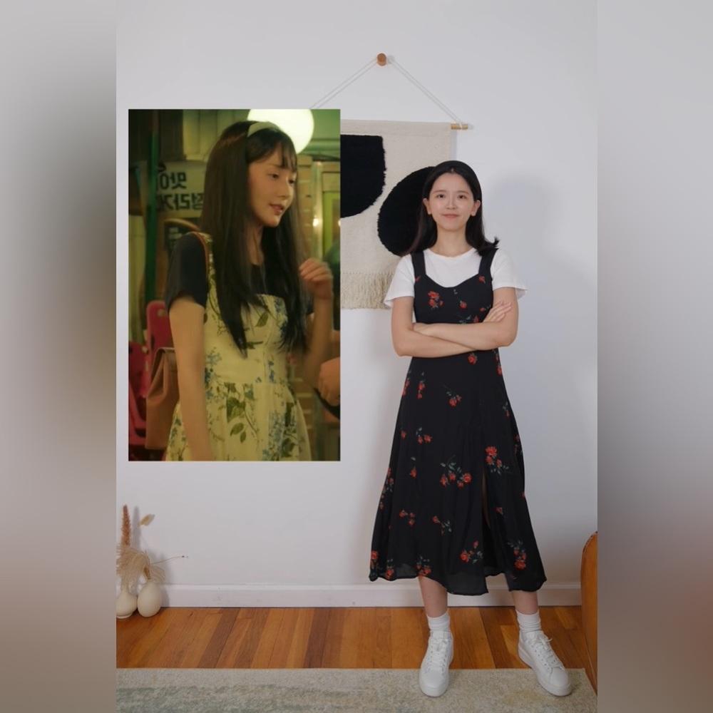 Black Floral Dress